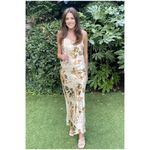Reformation  Aden Floral Silk Maxi Dress in Bella Size X-Small NWT Photo 13