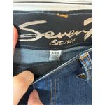 Seven 7 jeans blue slip on stretchy jeans size s Photo 1