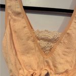 Anthropologie Pink  lace bralette Photo 1