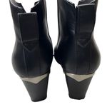1. State EUC Leather Heeled Ankle Boots Black Size 9.5 Photo 4