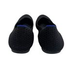 Rothy's Rothy’s The Flat Knit Honeycomb Rounded Toe Flats shoes Black/Blue Halo Size W 7 Photo 6