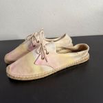 Soludos  Espadrille Lace Up‎ Ombre Pastel Canvas Shoes Women 40 US 9.5 Beach BOHO Photo 10