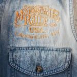 Motorcycle Rally USA Laughlin NV‎ 2006 denim top Blue Photo 3
