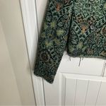 Free People tapestry paisley crop boxy jacket size large Photo 2