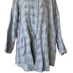 Flax  light blue LooseWeave 100% linen tunic Photo 2