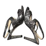 Kate Spade  New York Black and Gray Leather Sandals Size 9 B Photo 3