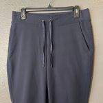 Athleta Womens Size 8 Black Wide Leg Drawstring Travel Lounge Pants Photo 3