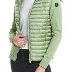 Save The Duck Paige Hooded Hybrid Jacket Green Size L Photo 0