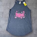 NEW Kohl's Bratz Graphic Tank Top Womens S Blue Sleeveless Shirt Y2K Photo 1
