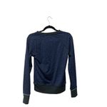 AQUA Cheetah Jacquard Crewneck Long Sleeve Tee Size Small Photo 3