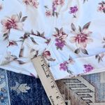 American Eagle  White Floral Denim Mom Shorts Women’s Size 4 100% Cotton Photo 15