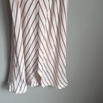Maje  Rabano Striped Suspender Midi Dress Small Photo 5