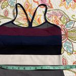 Lululemon  padded striped athletic top halter back size missing see measurements Photo 7