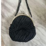 Vintage Black Draped Beaded Minaudière Mini Bag Photo 1