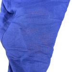 Geary Roark Kamisato Linen Dress Open Back Gold Button Detail Size 14* Blue Photo 14