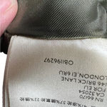 Maeve Anthropologie Kellie Faux Leather Trench Coat Utility Jacket Green Size 8 Photo 14