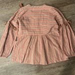 Miss June Norma Top Blouse Boho metallic pink orange size size small / medium Photo 9