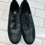 Munro  American Sydney Blue Suede Leather Metallic Lace Up Shoes Womens Size 7.5N Photo 3