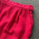Pendleton Bright Pink Vintage Preppy 100% Virgin Wool Pencil Skirt Size 4 Photo 2