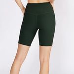 NWOT HARPER BIKER SHORTS HUNTER GREEN 8" Size XS Photo 3