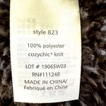 Barefoot Dreams Cozychic Shrug Knit Sweater Open Cozy Carbon Black L/XL Photo 3