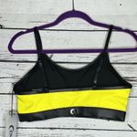 Zyia Active NWT XL 20 Neon Yellow Metallic 2 Pc. Sports Bra & 7/8 Leggings Set Photo 2