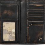  Long Wallet For Men | Full Grain Leather With Hand Burnished Finish | Bifold Wallet | Rodeo Wallet | Deer Wallet Photo 3