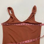 Topshop  Rust Ribbed Sleeveless Maxi Dress Size 8 Photo 3