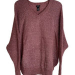 Rue 21  Women's Pullover V-Neck Long Raglan Batwing Sleeve Sweater Size S Photo 0