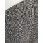 Vintage 90s Cropped Blazer Structured Minimalist Jacket Sharp Shoulders SZ 2P Black Photo 6