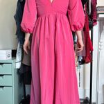 Tuckernuck Hyacinth House Fuschia Ruched V Photo 6