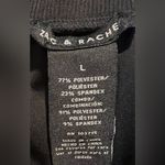 Zac and Rachel  stretchy dress jogger pants - black - large Photo 5