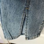 Nasty Gal Denim High Rise Jeans Sz 10 Front Slits Straight Leg Photo 5