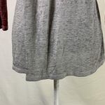 Peanuts Distressed Burnout Maroon and Gray Snoopy Christmas Tee XL Red Photo 9