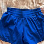 Lululemon Blue 4” Hotty Hot Shorts Size 4 Photo 0