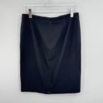 J.Crew  skirt women's 10 pencil midi black career office work minimalist lined Photo 2