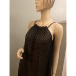 BCBG MAXAZRIA Black/Nude‎ Illusion LACE Halter DRESS XS Photo 5