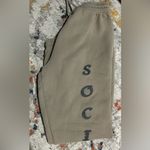 White Fox Boutique White Fox “WHTFX SOCIETY” Tan XS sweatpants Photo 3