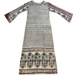 Indian Women Multi Floral Printed Cotton Kurta Kurti Top Tunic Straight Dress Multiple Photo 2