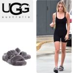 UGG  Fuzz Yeah Charcoal Slip-ons Photo 7