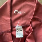 Zyia Active Berry Red Pear Moon Brilliant Hi-Rise 7/8 24" size 14-16 Photo 9