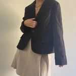 Style & Co Brown Matalasse Blazer Size 14 Photo 1