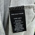 Who What Wear Women's Gray Bell Sleeve Sweatshirt Size M Photo 6