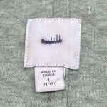 J. Jill Quilted Button Front Collar Long Sleeve Shirt Jacket Sage Green Large Photo 4