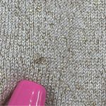 Charter Club  L Floral Cream Yellow Cardigan Sweater button down metallic Photo 14