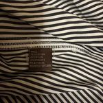 J. McLaughlin  Button Up Shirt Large Long Sleeve Blue and White Striped Collared Photo 3