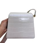 JW Pei  FAE Top Handle Crossbody Ivory Croc White Cream Photo 5