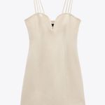 ZARA  Sweetheart Wired Neckline Mini Dress Size Small Photo 4