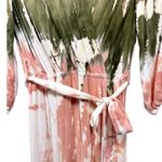 Young Fabulous and Broke Tie-Dye Asymmetrical Hem Faux Wrap Dress M Photo 6