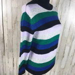Halogen Bow Back Pullover Striped Sweater XS NWT Photo 3